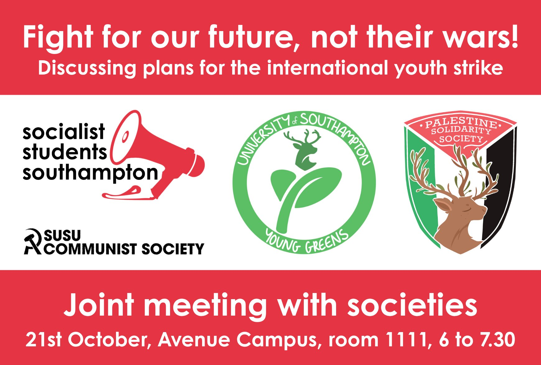 Joint meeting to discuss international youth strike!