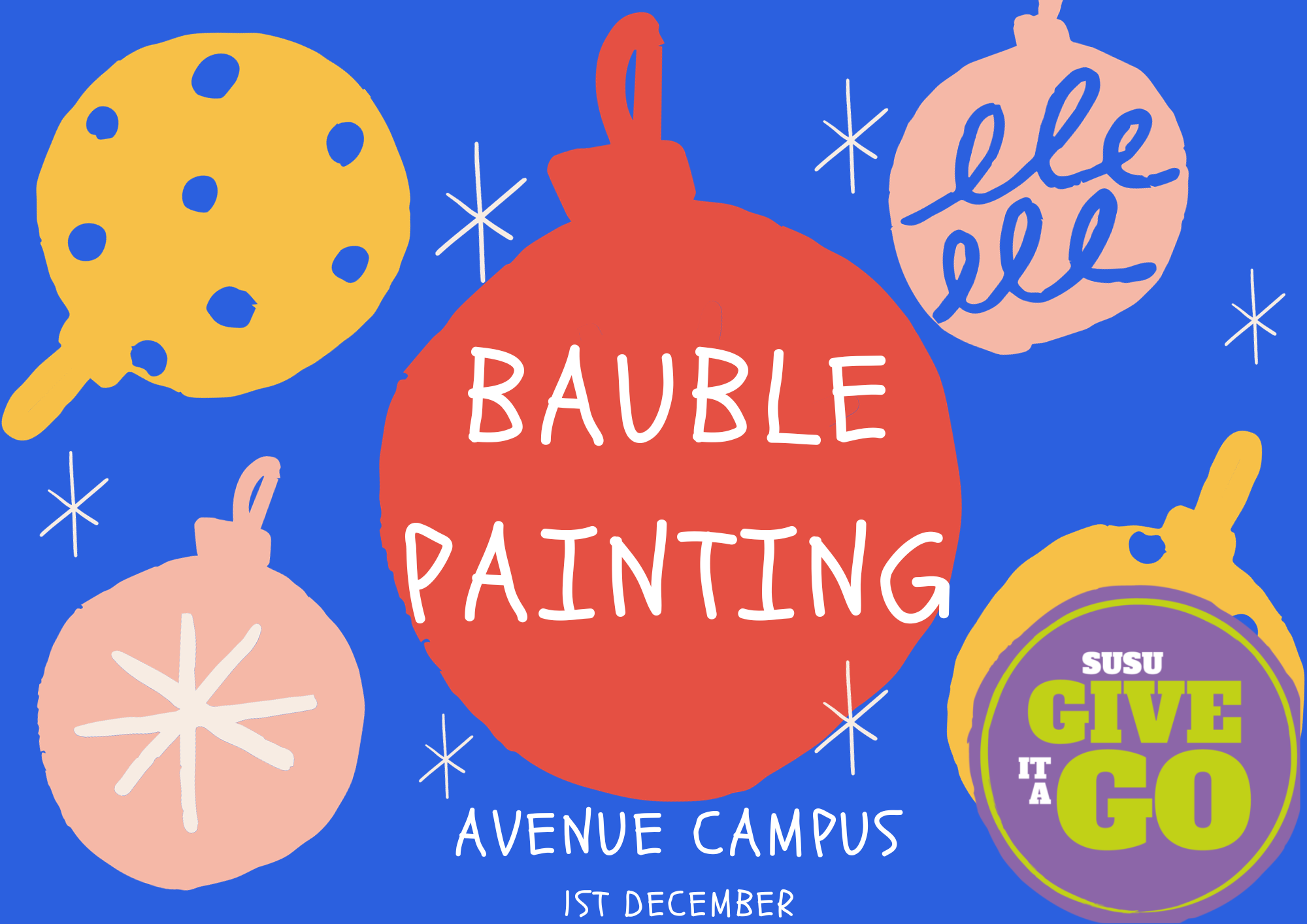 GIAG Crafternoon: Bauble Painting at Avenue