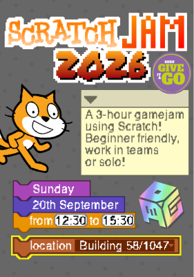 Give It A Go Freshers Taster: Digital Arts and GameDev Scratch Jam