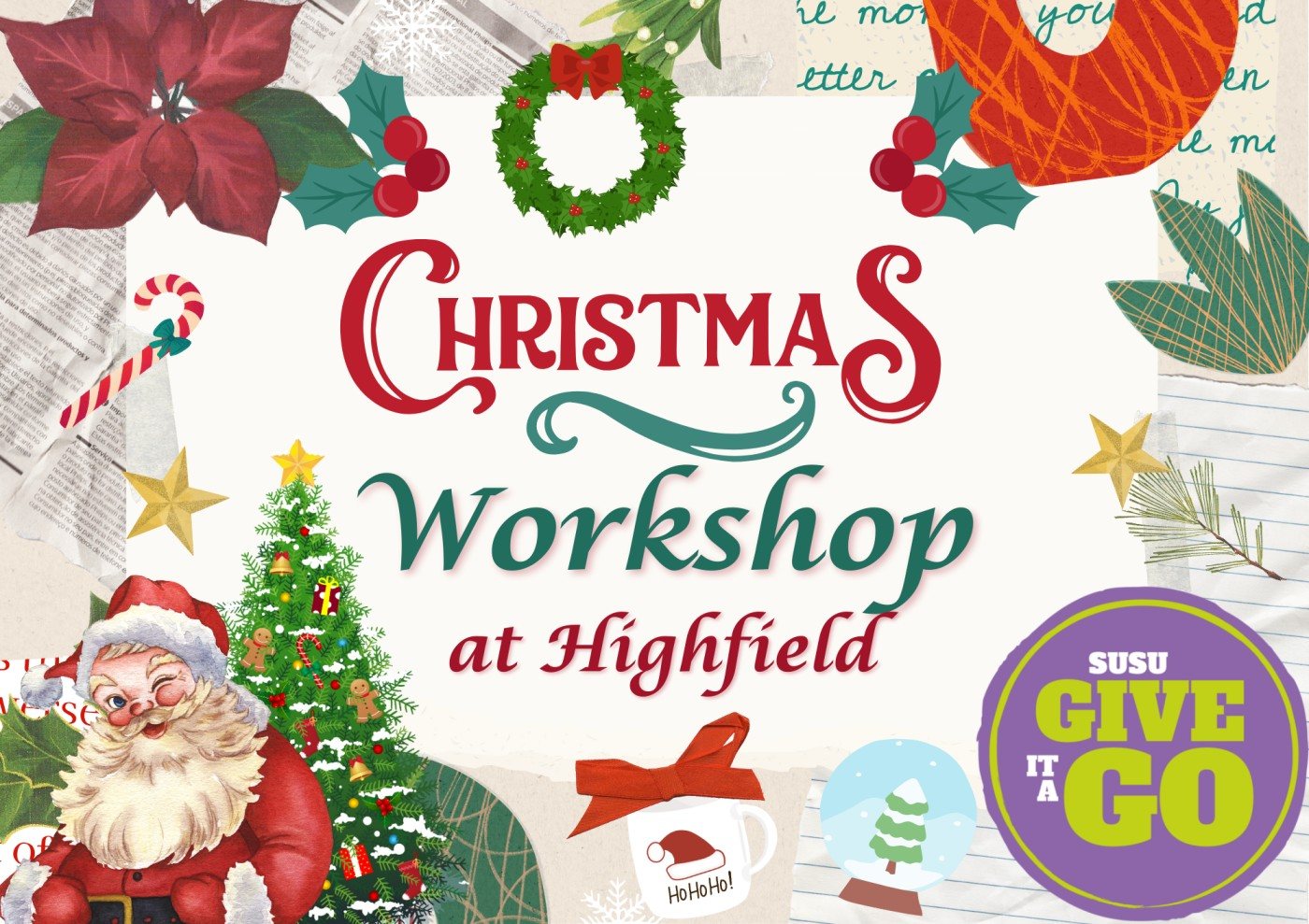 GIAG Crafternoon: Christmas Workshop at Highfield (7th December)