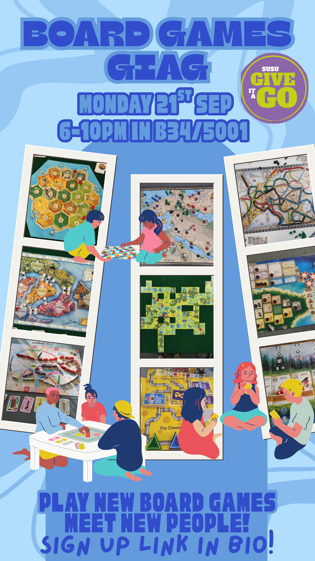 Give It A Go Freshers Taster: Board Games with Games Soc