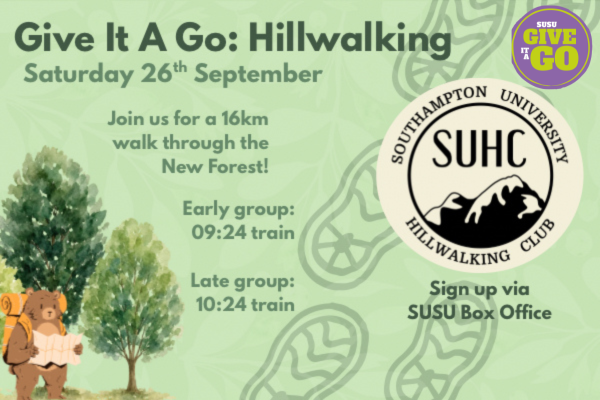 Give It A Go Freshers Taster: Hillwalking Session