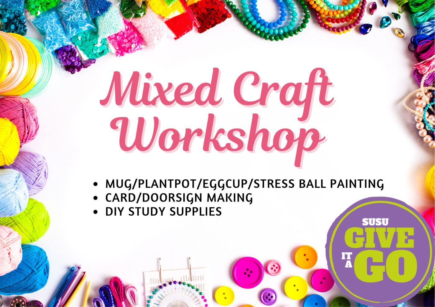 GIAG Crafternoon: Mixed Craft Workshop
