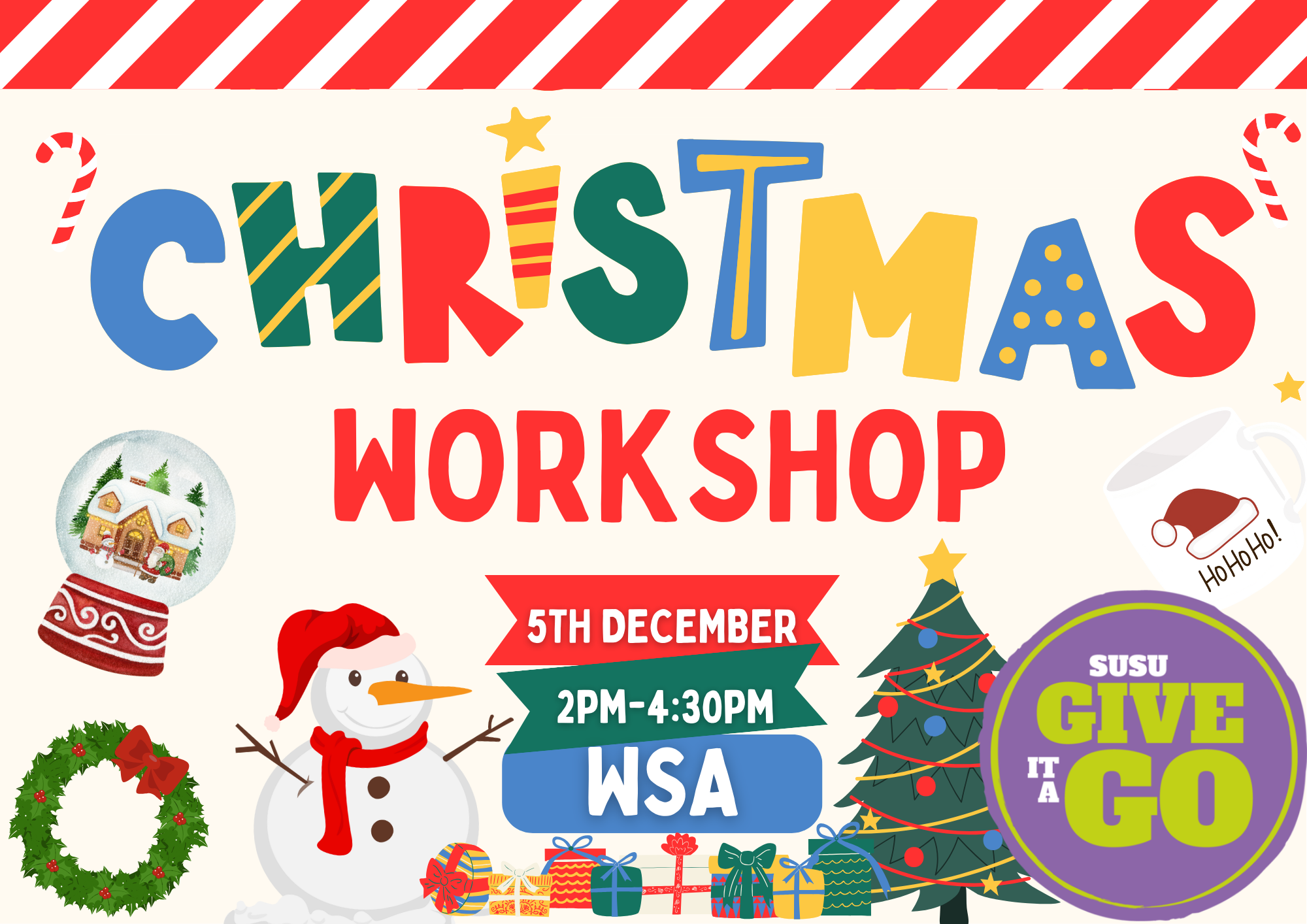 GIAG Crafternoon: Christmas Workshop at WSA