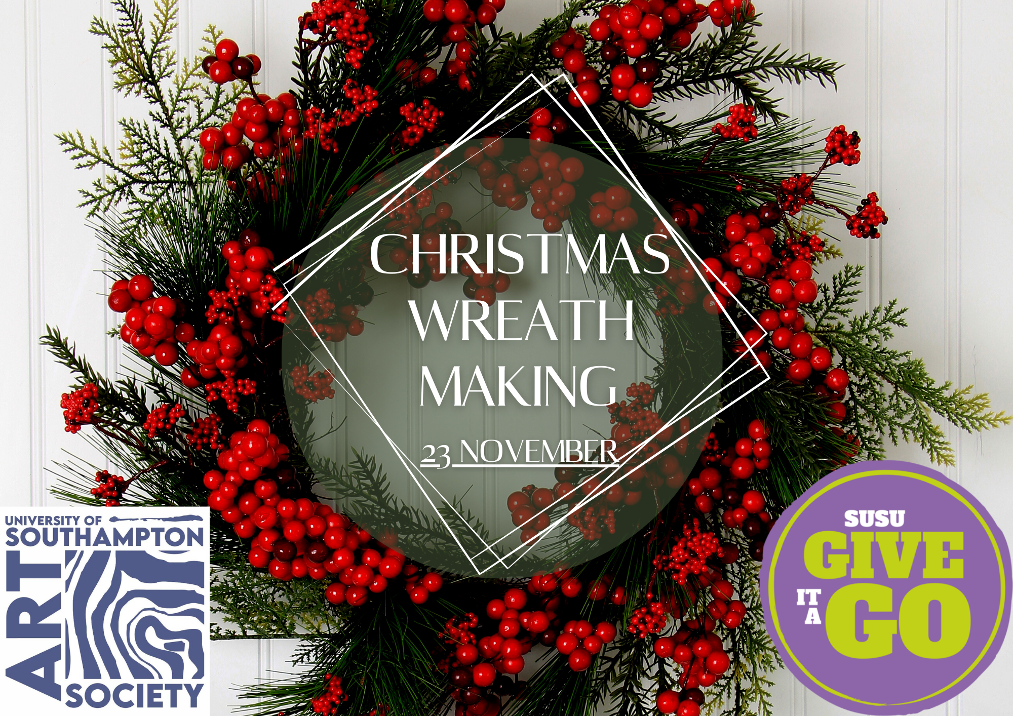 GIAG Crafternoon: Christmas Wreath Making with ArtSoc