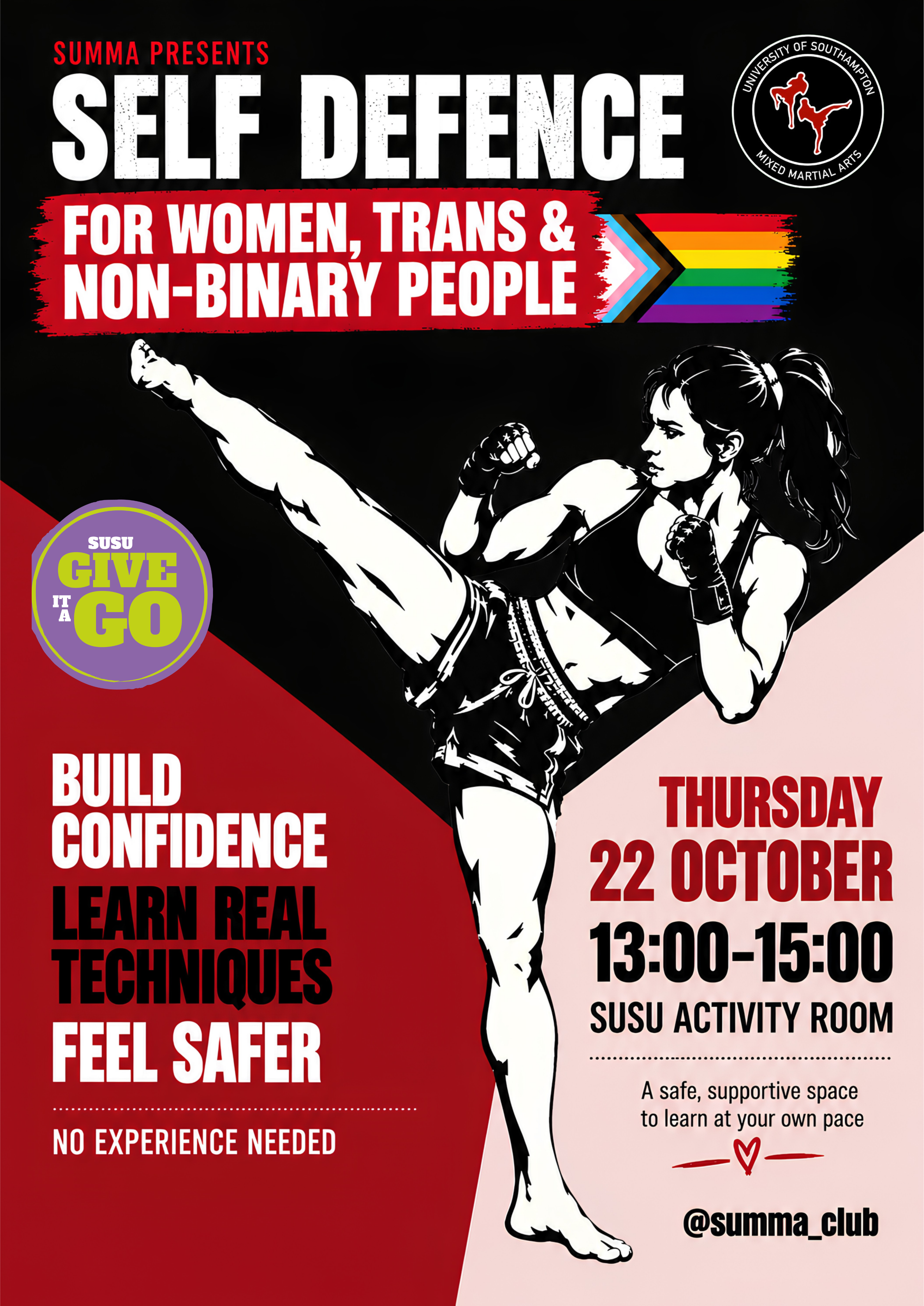 Give It A Go x Safety Campaign: SUMMA Self Defence