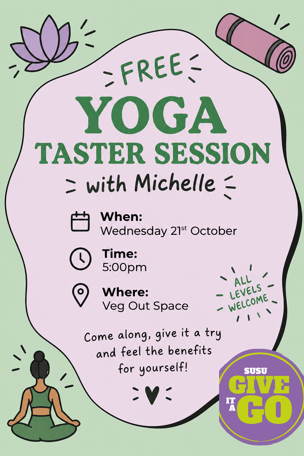 Give It A Go x Safety Campaign: Yoga Taster