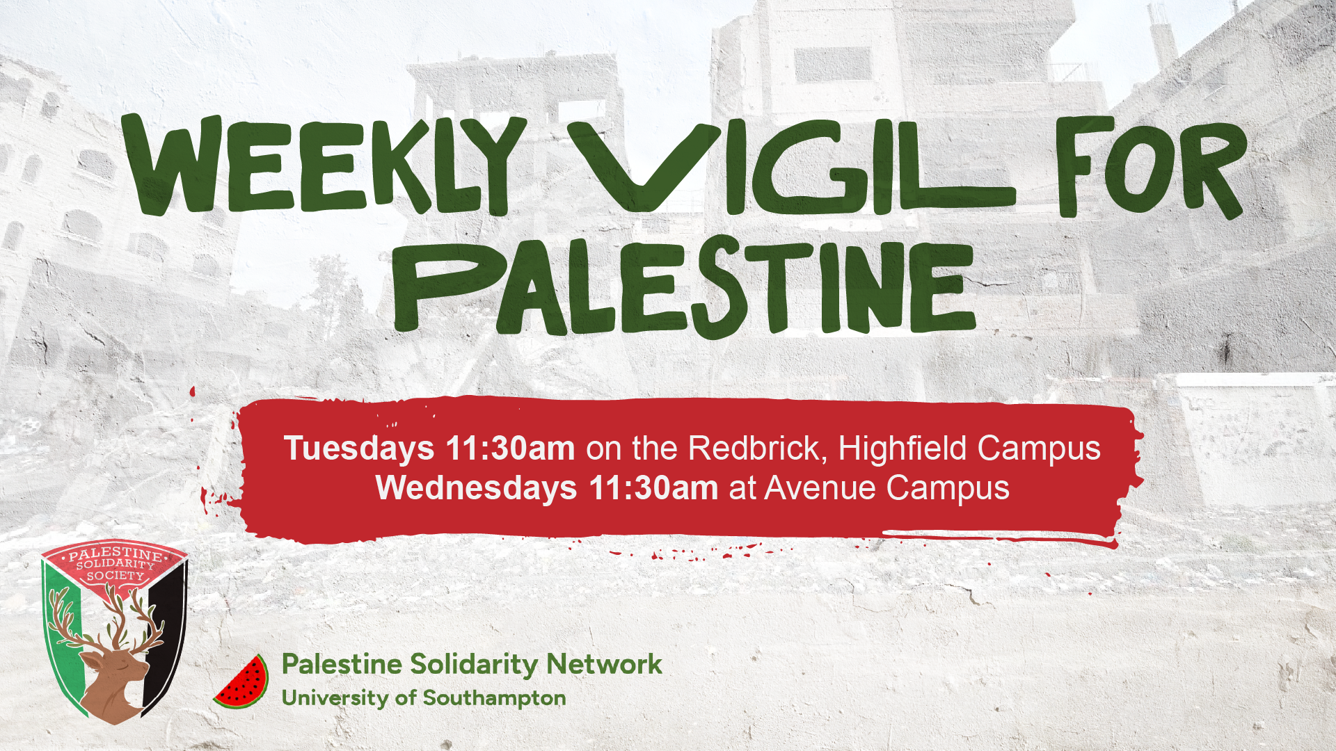 Weekly Vigil for Palestine